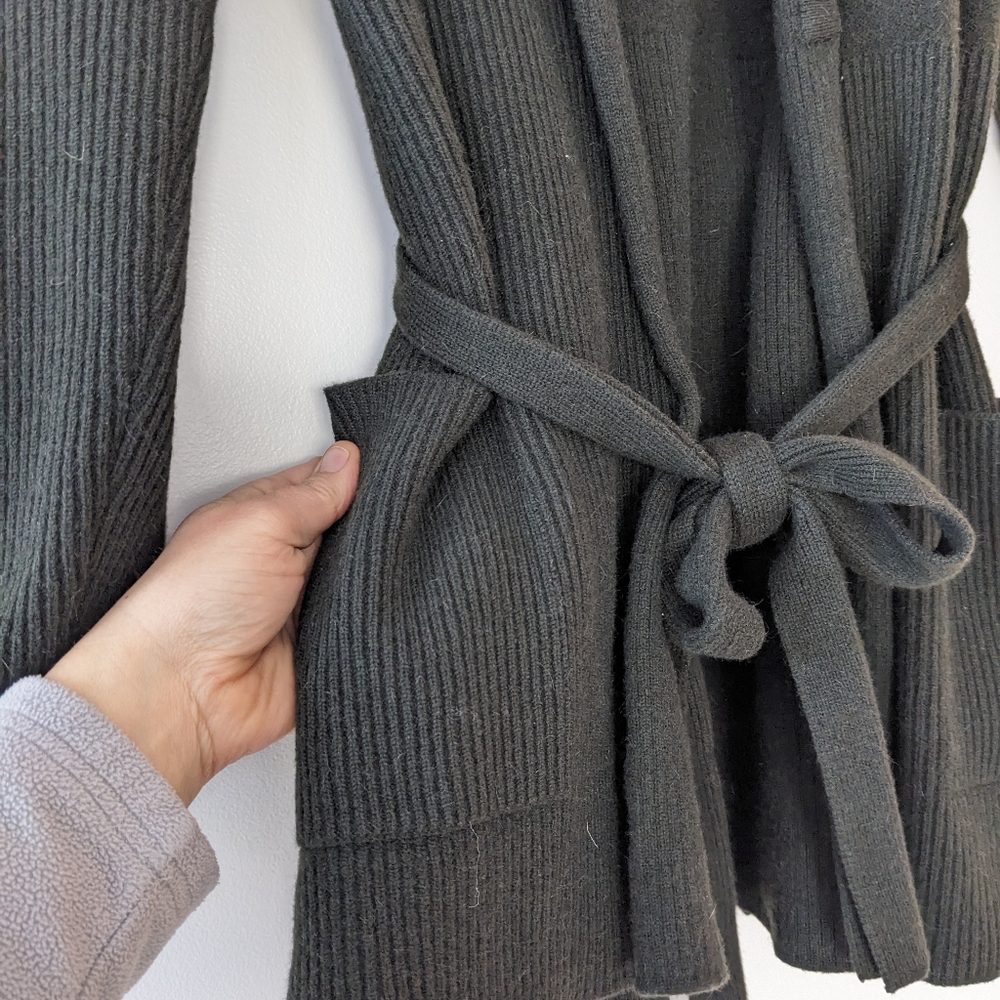 Sonia Rykiel Wool Angora Cardigan wrap sweater size Medium - Picture 3 of 5